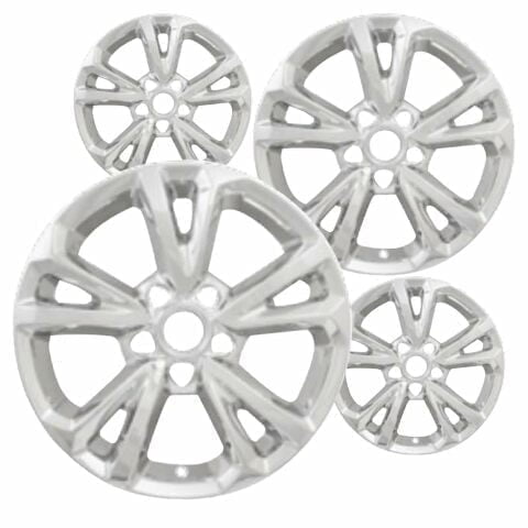 17 inch Chrome ABS Wheel Skins Set Compatible with 2016-2017 Chevrolet Equinox LT & Impostors for 5756 Wheel Series