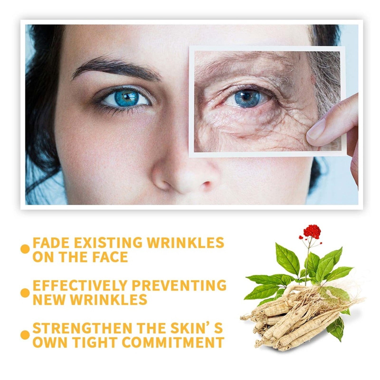 SUMDUINO Ginseng Gold Polypeptide Anti-Ageing Essence, Ginseng Anti-Ageing Essence, Ginseng Essence Oil, Ginseng Essence Serum, Ginseng Essence Water, Ginseng Essen100ml, Gentle Formula