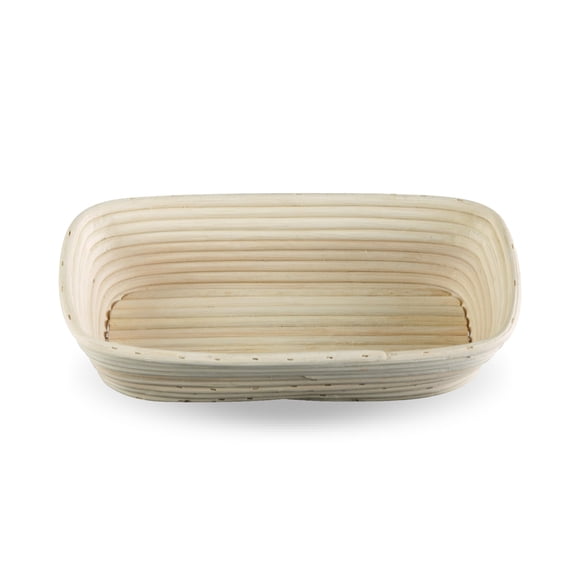 Frieling Cesta Para Fermentación Brotform Banneton Para Levantamiento De Pan Y Cesta Para Servir Rectángulo De 12 Pulgadas Por 5,5 Pulgadas