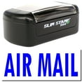 thumbnail image 1 of Slim Pre-Inked Air Mail Stamp, Slim 1444, Ultra Slim Design, Impression Size 1/2" by 1-3/4", Up to 25,000 Impressions - Blue Ink, 1 of 10