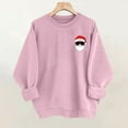 thumbnail image 2 of Enjoytime Womens Sweatshirts Cute Printed Crewneck Long Sleeve Pullover Tops Christmas Vacation Casual Sweatshirt Pink XL, 2 of 6