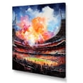 thumbnail image 2 of Designart "In Spotlight Sport Stadium wall art II" Cityscapes Wall Art Print, 2 of 5