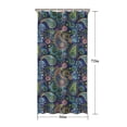 thumbnail image 5 of Blue Pioneer Flower and Paisley Pattern Shower Curtain 36"x72" ,Bathroom Decorative Shower Curtains Set with 12 Hooks,Modern Waterproof Washable Shower Curtain, 5 of 6