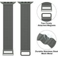 thumbnail image 2 of REQO Metal Band for Apple Watch Bands Series 10 9 8 7 6 5 4 3 2 1 SE Ultra Ultra 2 for Women Men, Stainless Steel Metal Replacement Wristband for iWatch 38mm 40mm 41mm 42mm 44mm 45mm 46mm 49mm, 2 of 7