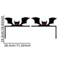 thumbnail image 3 of Halloween Corner Decals Door Window Frame Bats Pumpkins Web Stickers Removable Holiday Decor, 3 of 7
