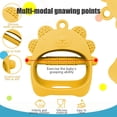 thumbnail image 4 of Wmkox8yii Baby Teething Toys for 0-12 Months,Newborn Teether Chew Toys for Teething Relief,Silicone Teething Mitt,Protection Glove, Stimulating Teether,Baby Toys 6 to 12 Months, 4 of 7