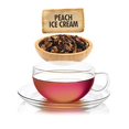 English Tea Store Herbal Loose Leaf Tea, Peach Ice Cream, 4 Ounce