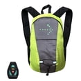 thumbnail image 1 of Graflsoa Wireless LED Cycling Backpack with Turn Signals, Reflective Strips, and USB Charging – 15L Waterproof Safety Backpack in Yellow, 1 of 6
