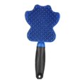 thumbnail image 1 of Rubber Head Plastic Handle Pet Soft Comfortable Brush for Shower Hair Removal Massage, 1 of 1
