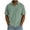 #Green, variant on DPTALR Men's Casual Fashion Solid Color V-neck Summer Short Sleeve Shirt Top,Black, XXXXL