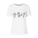 thumbnail image 3 of Tops de Ajuste Suelto para las Mujeres Sudadera Casual Impresa Manga Corta Cuello Redondo Superior, Poliéster, 3 of 4