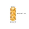 thumbnail image 2 of Troquel Resorte, 16mm OD 35mm Largo 2 Piezas Espiral Estampado Ligera Carga Compresión Troquel Resortes para Impresora 3D Eléctrica Pieza, Amarillo, 2 of 5