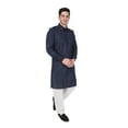 thumbnail image 2 of TRILOKI Mens Pathani Kurta Pajama Set Cotton Ethnic Traditional Wear, 2 of 6