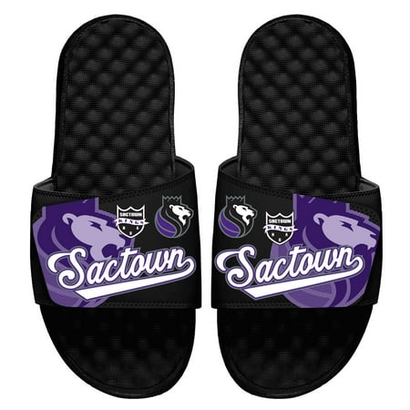 

Youth ISlide Black Sacramento Kings 2021/22 City Edition Jersey Slide Sandals