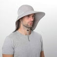 thumbnail image 6 of Esolom Outdoor fishing Flap Cap Wide Brim Sunshade Foldable Mesh Sweatband Neck Cover Bucket Hat, 6 of 7