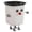 Black, variant on Cute Living Room Trash Can, Cartoon Trash Can With Lid, Creative Trash Bin For Home, Plastic Funny Wastebasket, Living Room Trash Can, Ideal For Bedroom And Living Room Garbage Storage