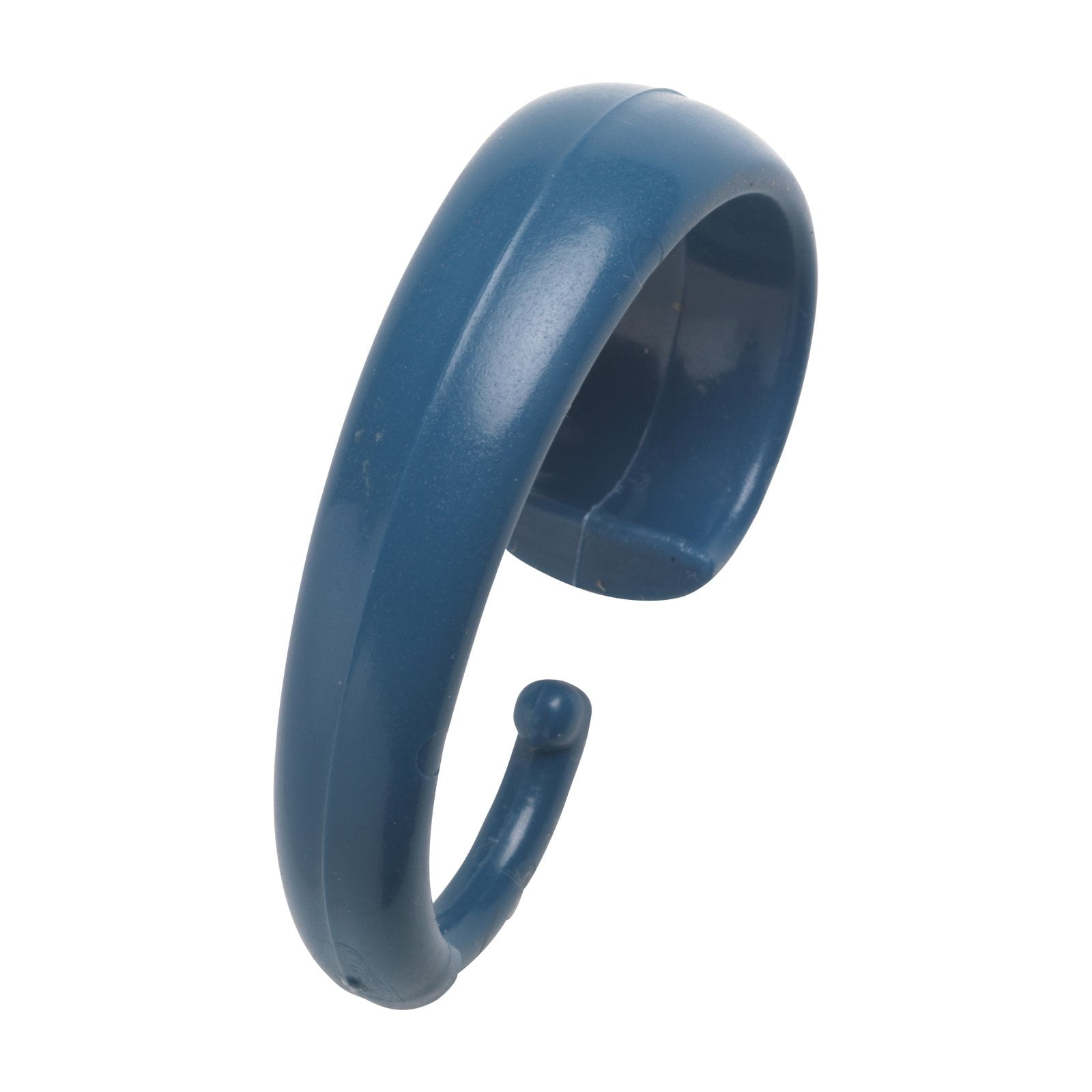 Hang Ease "C" Type Plastic Shower Curtain Hooks in Slate