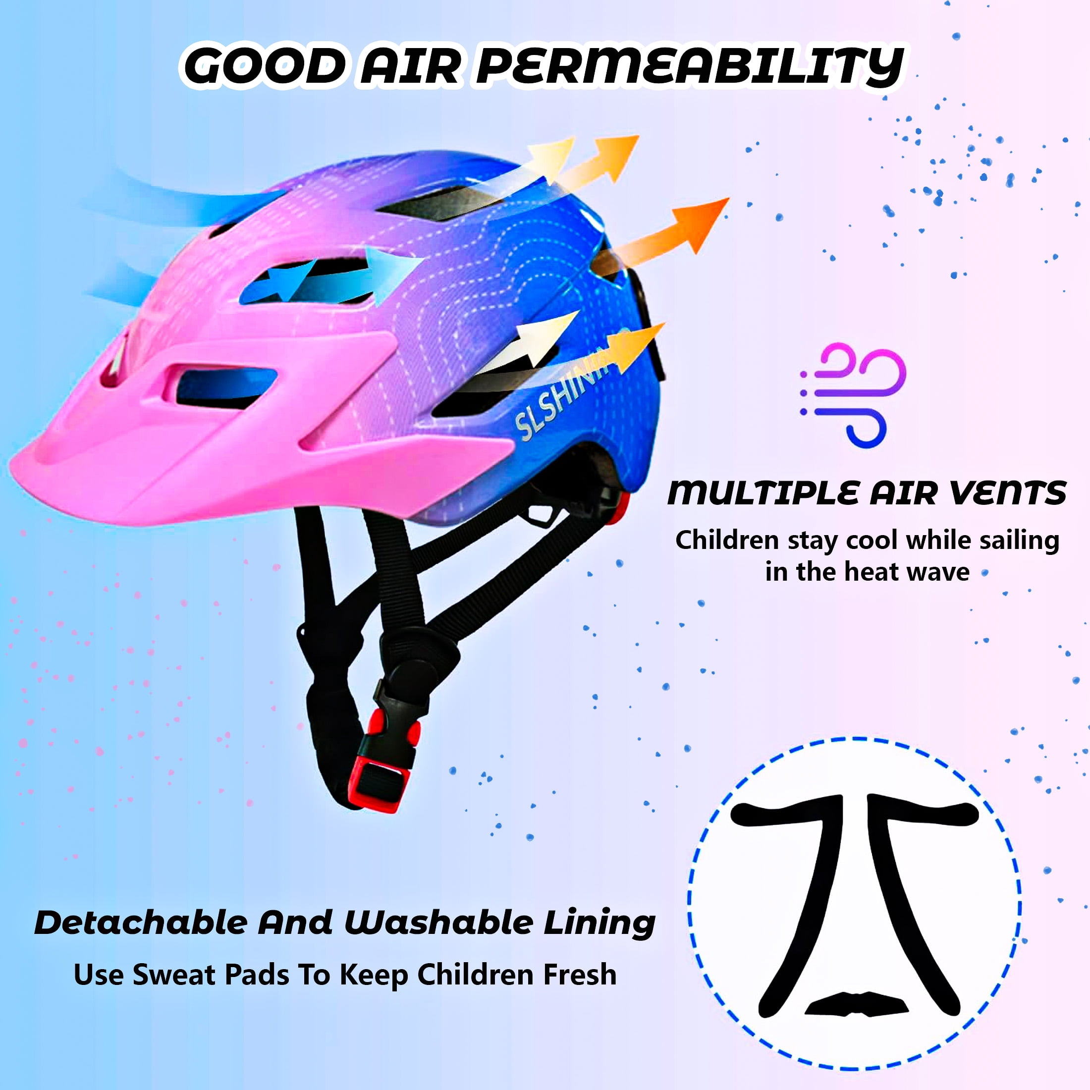 Kids Bike Helmet with LED Display & Remote Control, 64 Light Patterns, Turn & Stop Signals, Multi-Sport Helmet for Toddler & Youth Ages 3-14, Safe for Boys Girls Bicycle Scooter Mountain Bike