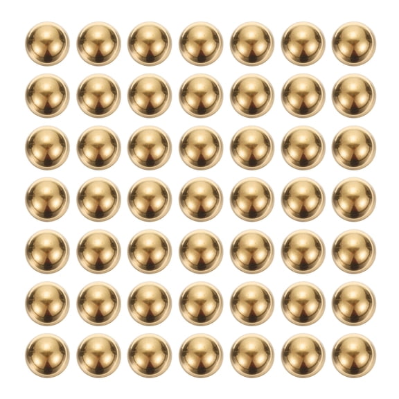 Uxcell 100 pack Precision Solid Brass Bearing Balls 6mm Industrial Brass Ball Spheres