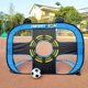thumbnail image 5 of Puerta de fútbol infantil plegable y multifuncional, red de fútbol para entrenamiento escolar, red de fútbol para niños, parque portátil, objetivo de pelota, 5 of 6