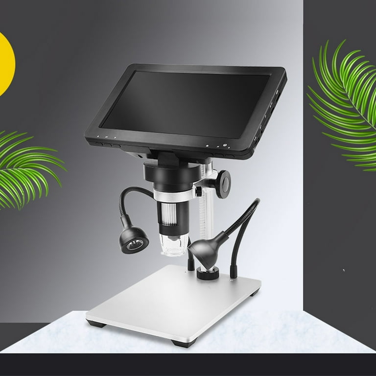 loopsun Ele-ctronic Microscope 7 Inch Screen HD Digital Microscope Repair  Scientific Research Digital Electronic Magnifier 