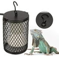 thumbnail image 2 of Ceramic Heating Lamp Anti-scalding Ceramic Heating Lamp Heater Holder Reptile Heating Bulb Holder with Anti-hot Bracket Hang Hook for Lizard Turtle Reptile, 2 of 10