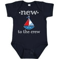 thumbnail image 3 of Inktastic Baby Boy New to the Crew Sailboat Boys or Girls Baby Bodysuit, 3 of 5