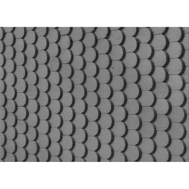 Ahgly Tapis Rectangulaire Lavable en Machine Intérieur Transitionnel Gris Loup Gris, 5 Pieds x 7 Pieds