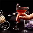 thumbnail image 3 of 1 Pce Verre à Cocktail Champagne Vin Rouge Design en Forme d'Oiseau pour Maison Bar Restaurant, 3 of 9