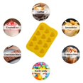 thumbnail image 4 of 2PC Ice Cubes Trays, 12-Cavity Flexible Silicone Molds, Easy Release & Dishwasher Safe, for Cocktails, Juices, Baby Food, Freezer Safe Ice Making, 4 of 8