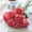 Color#2, variant on 7 Head Rose Simulation Flowers European-style Antique Burnt Edges Rose Living Room Table Decoration Wedding Bouquet