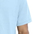 thumbnail image 6 of IhhxPro Men's Linen Collared Shirt Short Sleeve Button Detail Casual Business Top Relaxed Fit Summer Office Wear Lightweight Breathable Solid S-3XL, 6 of 7