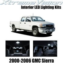 XtremeVision Interior LED for GMC Sierra 2000-2006 16 pcs Pure White Interior LED Kit Installation Tool