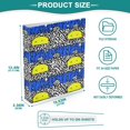 thumbnail image 5 of Duck and Water Pattern 12.4x10.6in PVC Round Ring Binder, D-Ring 3-Hole, Metal Clip, 200 Sheets, 5 of 10