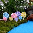 thumbnail image 2 of 10 piezas de decoración de piruletas en miniatura para Micro paisaje DIY jardín de hadas rosa L SM SunniMix Casa de muñecas en miniatura Bonsai Craft, 2 of 8