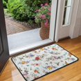 thumbnail image 2 of Pioneer Flower Floral Print Pattern Door Rugs,Washable Non Slip Door Mats Indoor,Decorative Door Mats,Entry Mat Indoor for Entrance,Bedroom,Kitchen,Bathroom,30"x17", 2 of 6