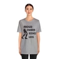 thumbnail image 2 of Amputee Humor TShirt “Proud owner of bionic legs” Crew Neck, 2 of 6