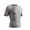 Style-1-Gray, variant on Men's Compression Shirt Shapewear Short Sleeve Quick Dry Athletic Base Layer Undershirts Summer Rash Guard Tees Tops, Green, M