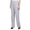 thumbnail image 2 of Petite Belted Scuba Crepe Pants, 2 of 4
