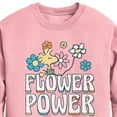 thumbnail image 2 of Peanuts - Flower Power - Toddler & Youth Crewneck Fleece Sweatshirt, 2 of 5