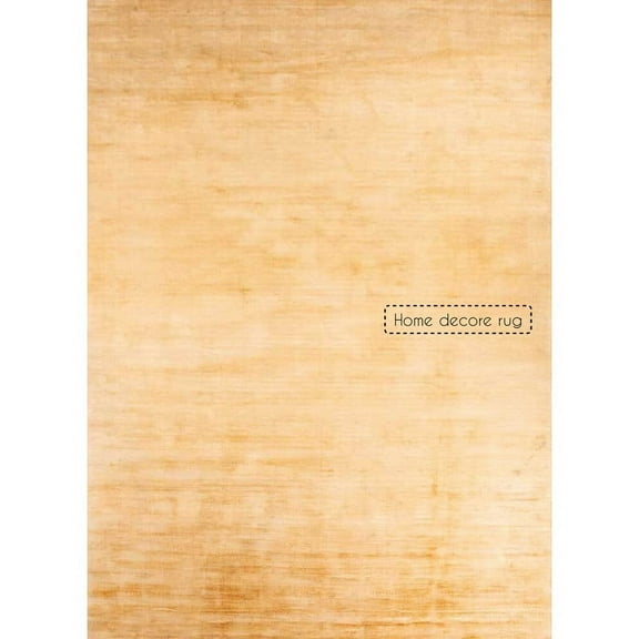 Loomed Viscose Light Gold Rug for Luxury Living Room Prince Carpet Palace Handmade Silk Area rug (6'x9', 8'x10', 8'x11', 9'x12', 9'x13', 10'x14', 11'x15', 12'x15')