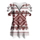 thumbnail image 4 of Blusa de manga corta con cuello en V y cremallera suelta para mujer OAVQHLG3B Store lin121212, 4 of 4