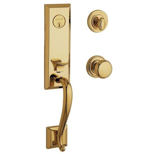 Baldwin Glennon Single Cylinder Handleset with Interior Knob