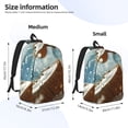 thumbnail image 2 of Honeii Fresh Coconut Splash Print Canvas Backpack for School & Outdoor,Laptop Excursion Backpack,Notebook School Bookbag For Men Women,for Work, Travel, and Everyday Use-Medium, 2 of 5