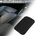 thumbnail image 2 of Funda del Consola Central del Coche Unique Bargains con Almohadilla del Consola Central y Bolsa de Almacenamiento 11.81"x7.87"x0.59" Cuero Nappa Negro, 2 of 7