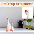 thumbnail image 6 of Goose Statue Resin Ornament, Farmhouse Living Room Decor Cute Aesthetic Room Decor for Coffee Table Shelf Display Home and Office Decoration, 1 Pack, 6 of 6