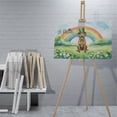 thumbnail image 4 of Happy St. Patrick’s Day Rhodesian Ridgeback with Green Hat Shamrocks Rainbow Horizontal Matte Canvas Poster Ridgebacks Dog Lover Gifts Wall Art Home Decor - 03007, 4 of 5