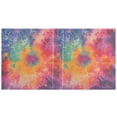 thumbnail image 4 of joogoo Tie Dye Orange Swirl Print Hardcover 3 Ring Binder 1.5" Round Rings Interior Pockets Binders Organizer 2 Pack, 4 of 9