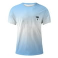thumbnail image 2 of Men T Shirts Male Spring and Summer All Print Short Sleeve Round Neck T Shirt Floral Fashion Trend Tops, 2 of 4