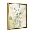 thumbnail image 4 of Stupell Industries Green Abstract Splatter Abstract Painting Gold Floater Framed Canvas Art Print Wall Art, 25 x 31, 4 of 10